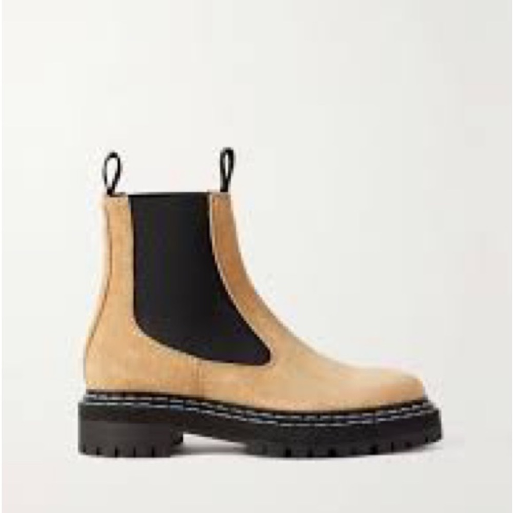 Proenza Schouler Suede Chelsea Boots sz 38 like new